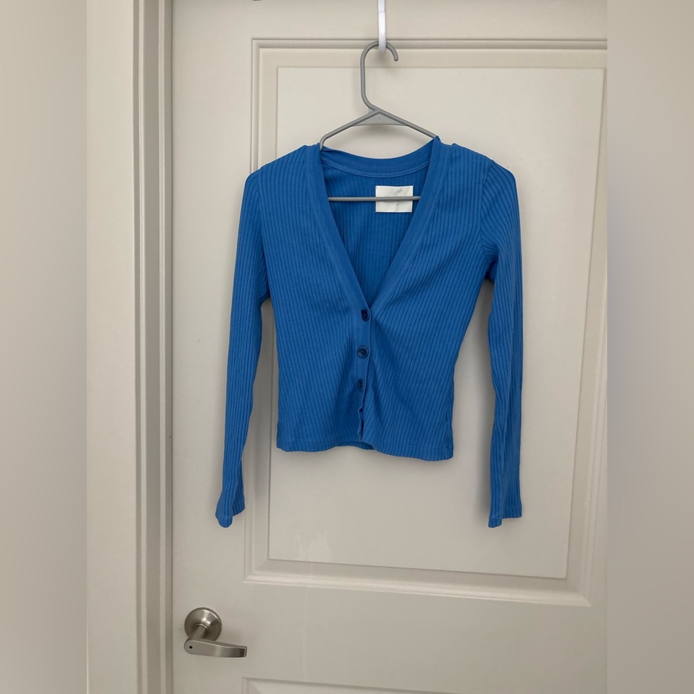CITIZENS OF HUMANITY Freja Cardigan in Yacht NWOT Size XS - Picture 4 of 7